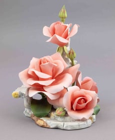 Boehm Bone Porcelain Flower, The Queen Elizabeth Rose