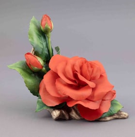 Boehm Bone Porcelain, Alec's Red Rose