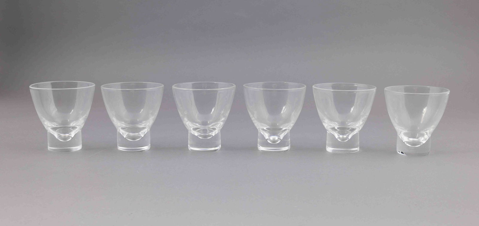 Set of Six Steuben Rocks Glasses (1 of 3)