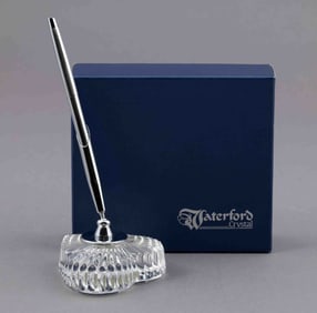 Waterford Crystal Pen and Holder