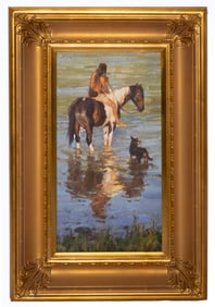 Jason Rich, Calm Waters, Oil on Board