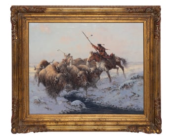 Jack Terry, Winter Meat, Oil on Canvas