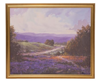 Cash Baxter, Hill Country Evening, Acrylic on Canvas