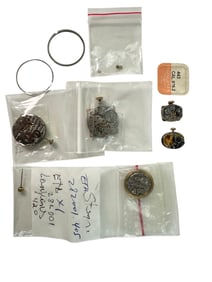 Collection of Vintage Longines Movements & Dials