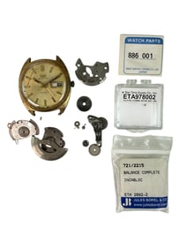 Various Vintage & New Watch Parts