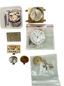 Collection of Vintage Hamilton Movements & Dials