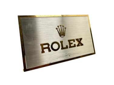 Vintage Rolex Showcase Sign