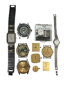 Collection of Various Quartz Movements