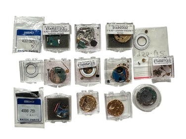 Collection of Various Watch Movements