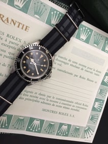 Mens Vintage Rolex Submariner Circa 1966 Ref 5513