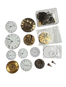 Collection of Watch and Pocketwatch Parts