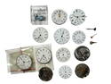 Various Pocketwatch Dials and Movements