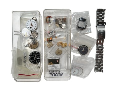 Various Vintage Watch Movements & Parts
