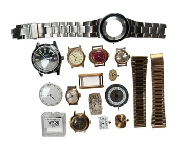 Assortment of Watch Movements - Baume Mercier etc