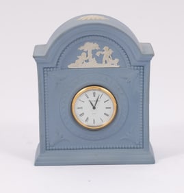 Wedgwood Jasperware Mantle Clock in Blue