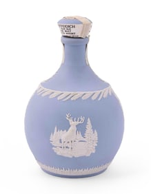 Wedgwood Jasperware Light Blue Glenfiddich Scotch Bottle