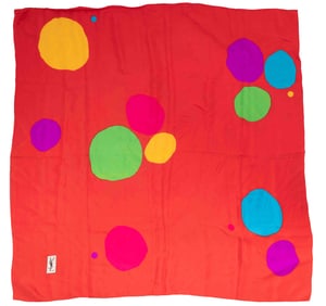 Vintage Yves Saint Laurent Silk Scarf