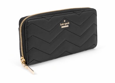 New Kate Spade Black Leather Wallet