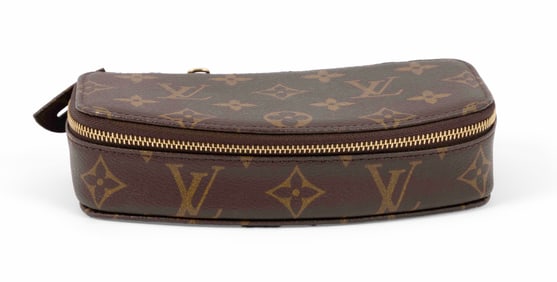 Louis Vuitton Logo Canvas Jewelry Case