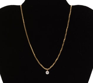 Laides Gold and Diamond Necklace