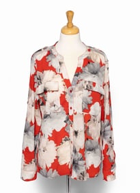 Calvin Klein Ladies Floral Blouse