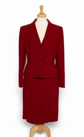 Tahari Arthur J. Levine Ladies Suit in Red