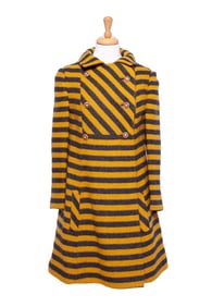 Vintage Kay Martin Wool Mod Military Style Coat
