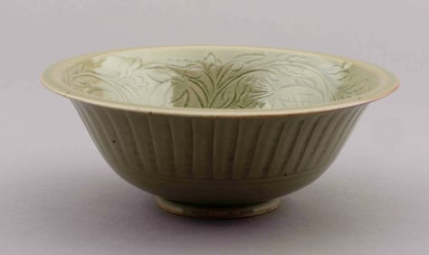 Qing Dynasty Style Chinese Yaozhou Celadon Bowl