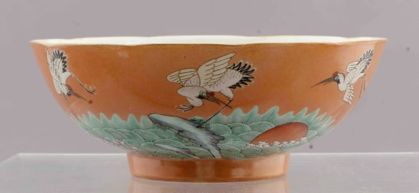 Large Chinese Bowl In The Manner of Qing Dynasty