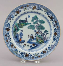 Chinese Doucai Porcelain Plate