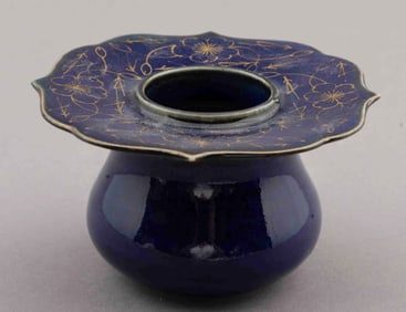Chinese Inkwell in Blue Powder
