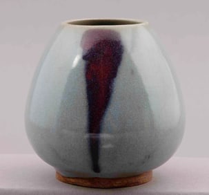 Chinese Jun Glazed Water Jug In The Manner of Qing Dynasty