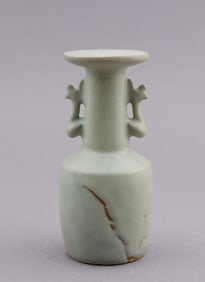 Chinese Celadon Glazed Mallet Vases In The Manner of Song Dynasty