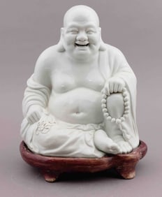 Large Chinese Porcelain Sculpture Buddha