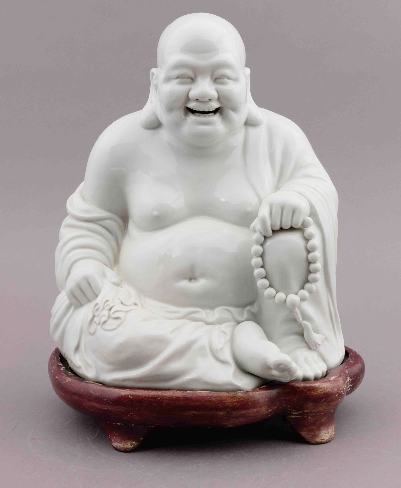 Large Chinese Porcelain Sculpture Buddha (1 of 9)