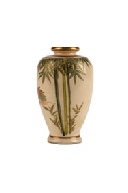 Japanese Satsuma Porcelain Vase