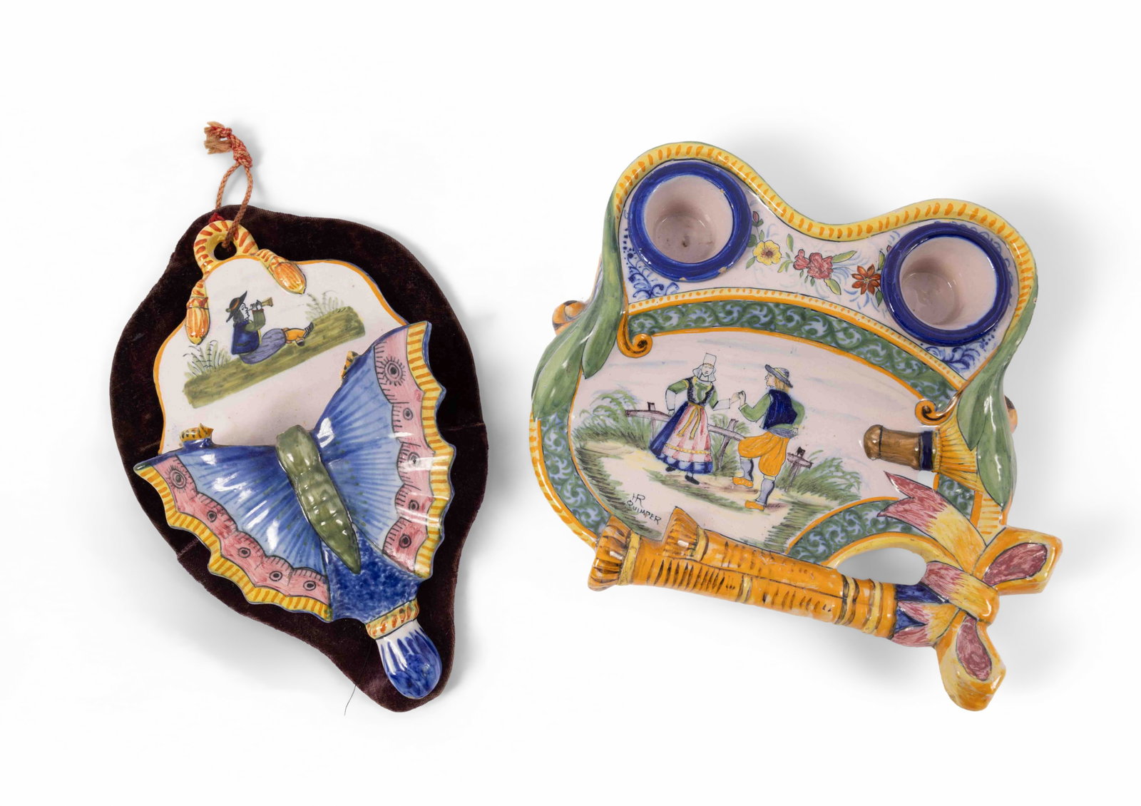 Pair of French Quimper Smalls (1 of 9)