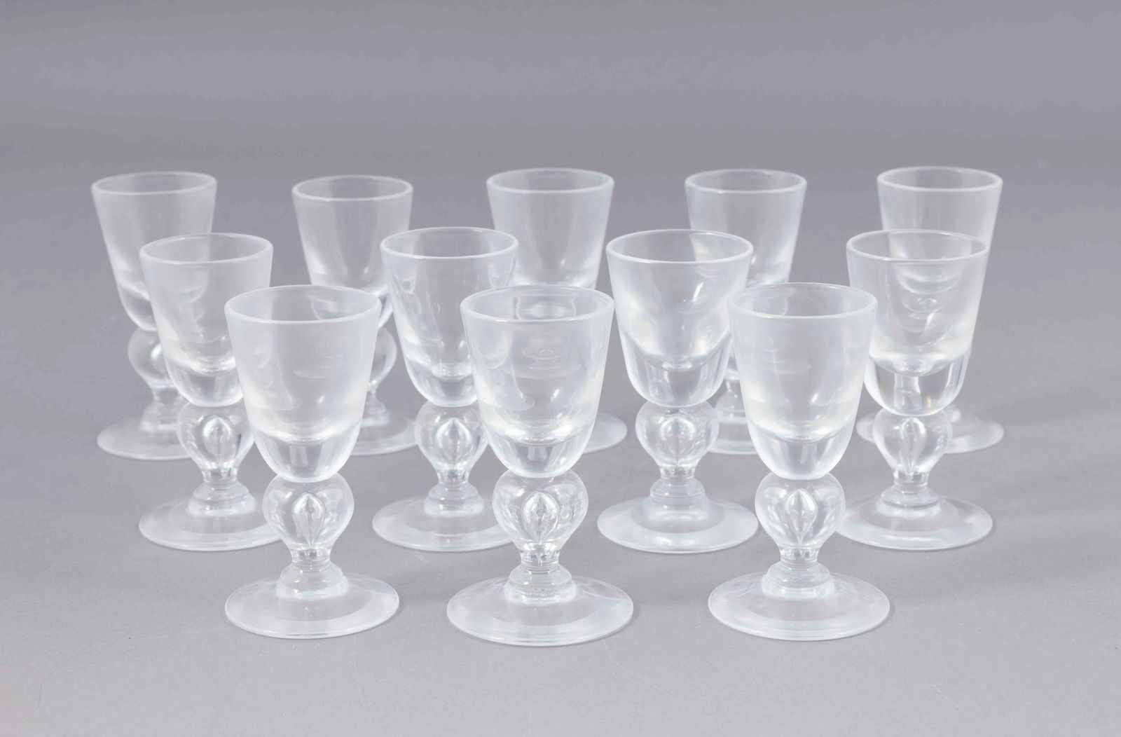 Set of Twelve Steuben Teardrop Cordial Goblets (1 of 7)