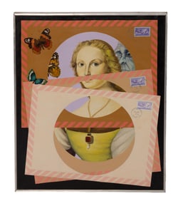 Hector Borla, Las Mariposas Te Las Envia Rafael, Oil and Acrylic on Canvas