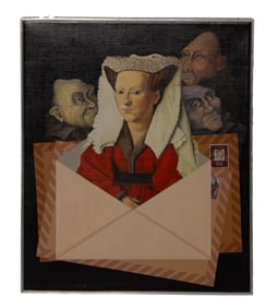 Hector Borla, Mi Querido: Me Siento Regia, Oil and Acrylic on Canvas