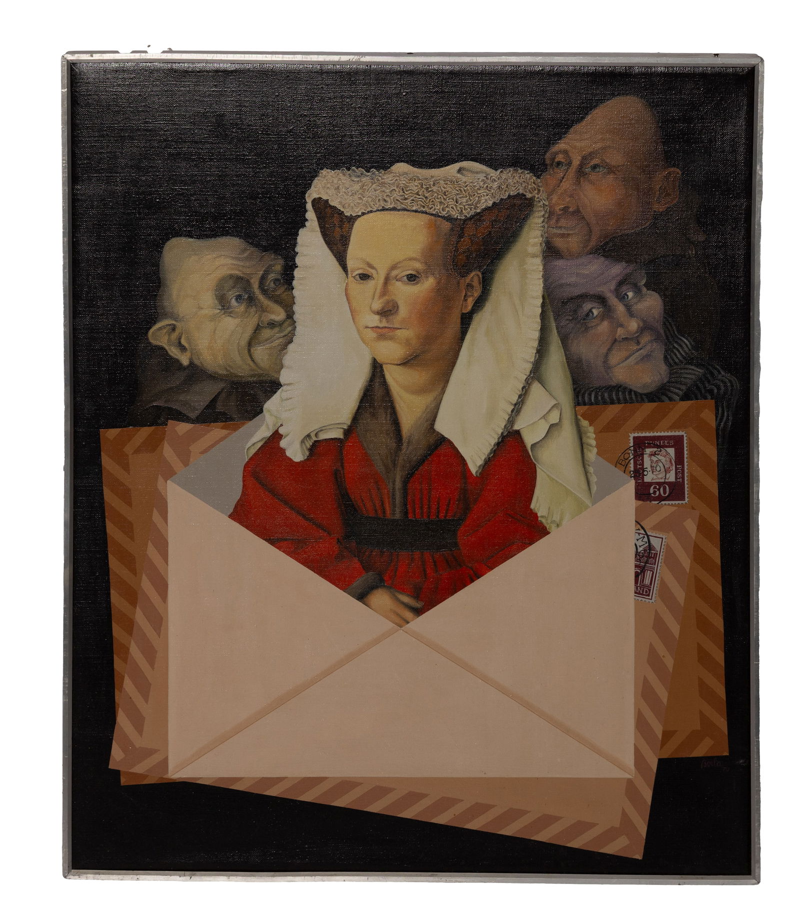 Hector Borla, Mi Querido: Me Siento Regia, Oil and Acrylic on Canvas (1 of 4)