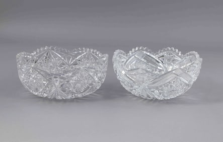 Pair of Crystal Bowls