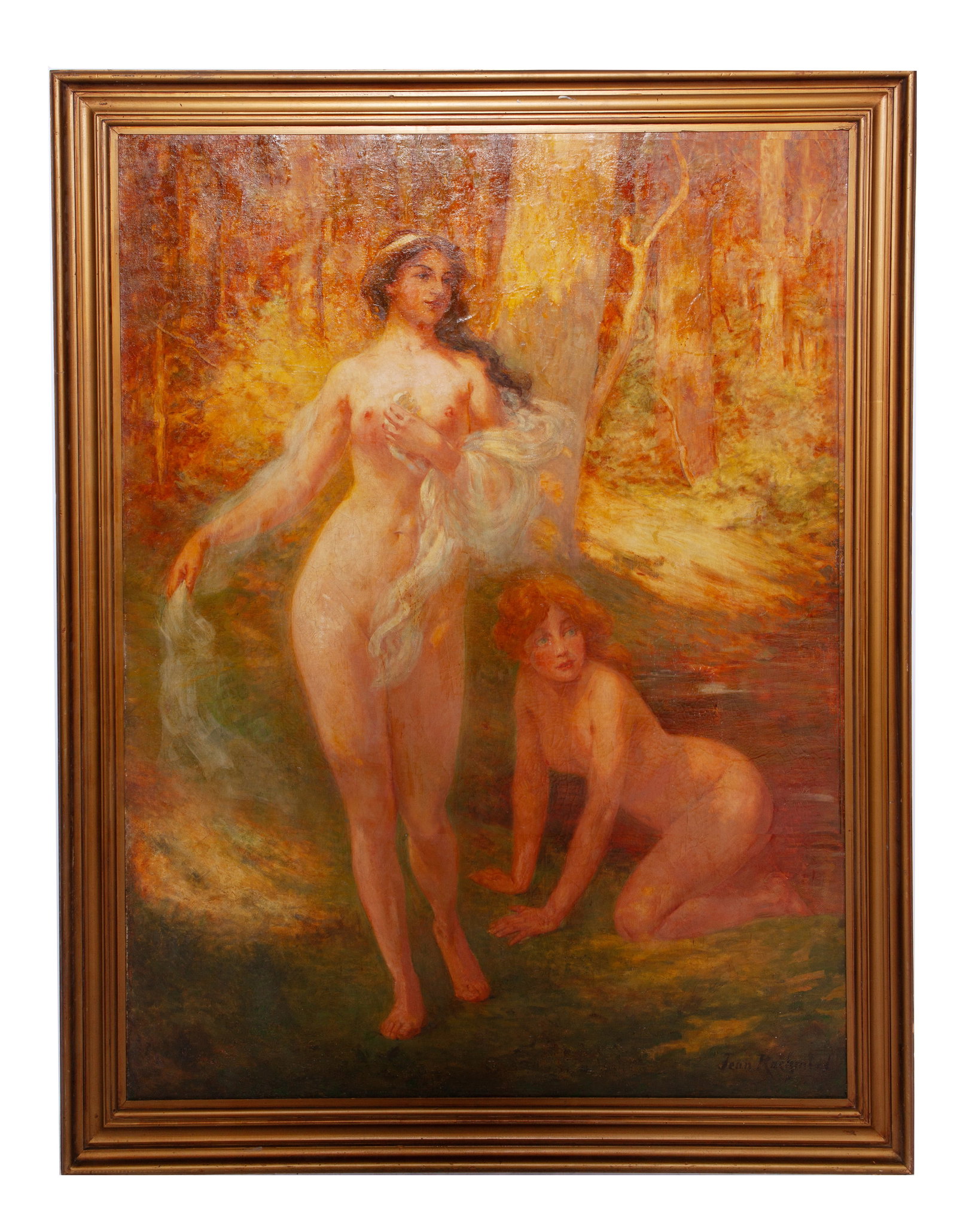 Rachimel Jean, Nudes in the Forest, Oil on Canvas (1 of 5)