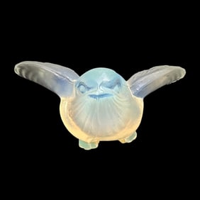 Sabino Opalescent Glass Sparrow