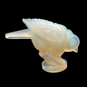 Sabino Opalescent Glass Sparrow Figurine