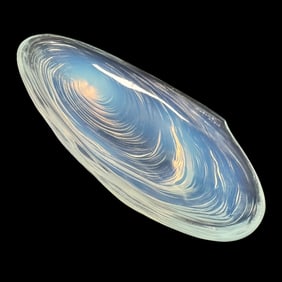 Sabino Opalescent Glass Oyster Dish