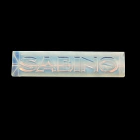 Sabino Opalescent Glass Sign
