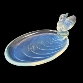 Sabino Glass Swan Ring Tray