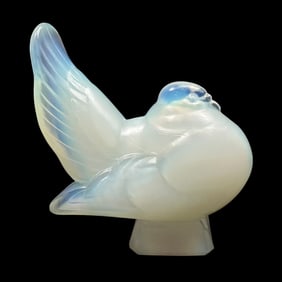 Sabino Art Glass Large Pigeon Figurine