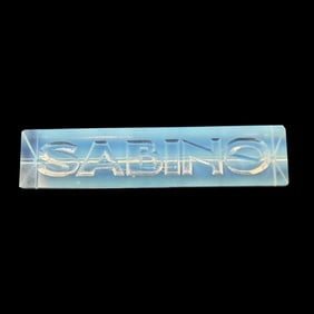 Sabino Glass Sign